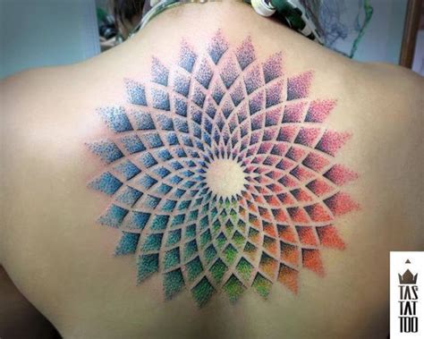 Dot Tattoo Colorful Mandala Tattoo Mandala Tattoo Design