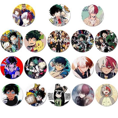 Buy 1pc Anime My Hero Academia Cosplay Badge Cartoon
