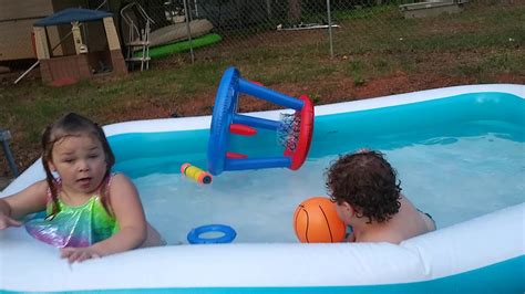 Playing In The Pool With My Sister Youtube