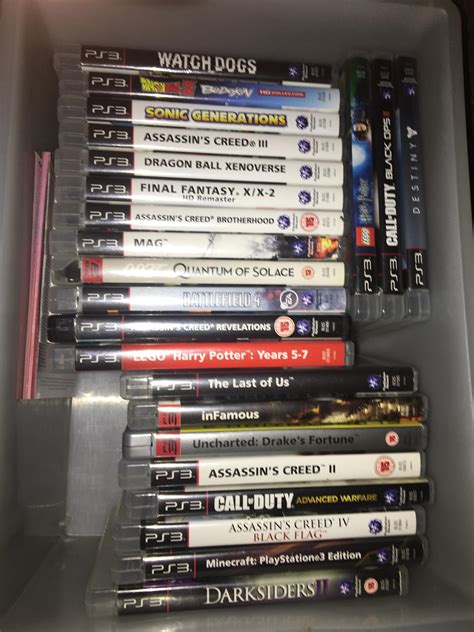 A Bunch Of My Old Ps3 Games Its Not Much But Its A Nice Collection