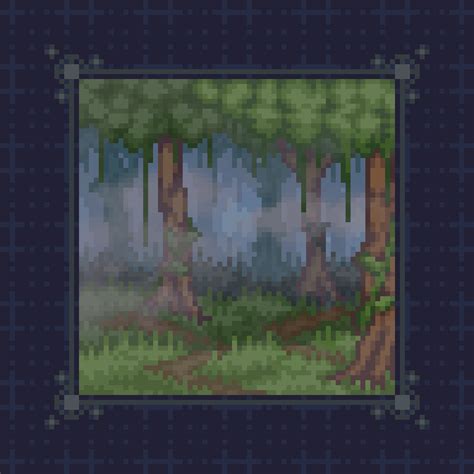 A Foggy Forest For Pixel Dailies The Theme Was Fog Rpixelart
