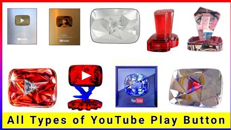 All Youtube Play Buttons Youtube New Play Buttons 100m New Button