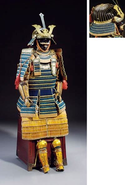 A Do Maru Suit Of Armor The Helmet Muromachi Period 16th Century