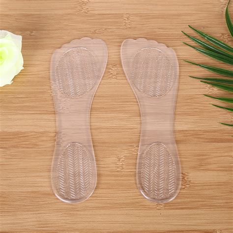 1pair Silicone Gel Arch Support Insoles Inserts Pads Cushion For Women