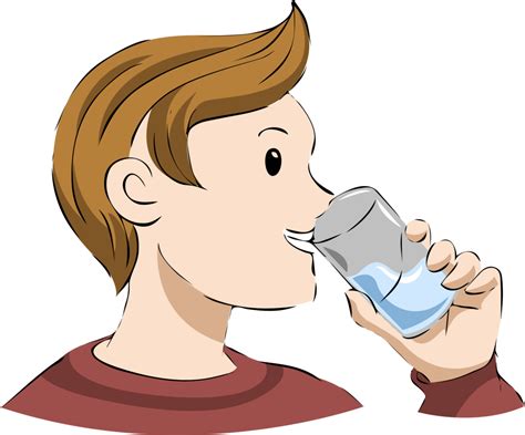 Drinking Water Png Graphic Clipart Design 20001495 Png
