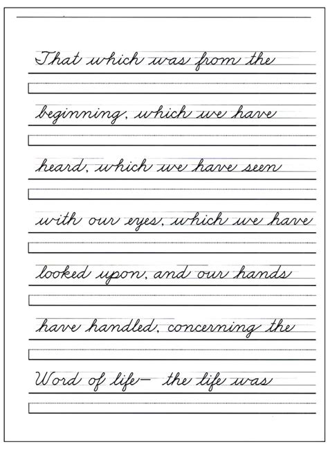 You'll notice that the letters. Penmanship Practice Sheets For Adults & Kindergarten ...
