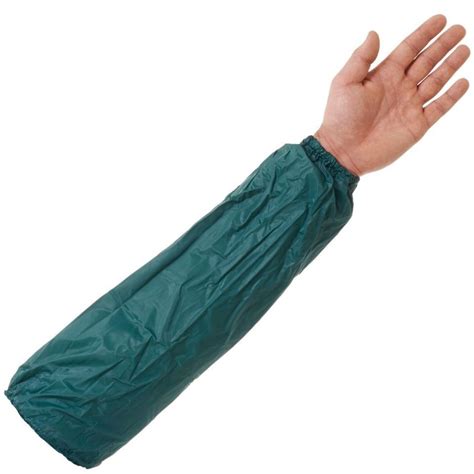 Chemical Resistant Disposable Sleeve Covers With Elastic Wrist And Elbow