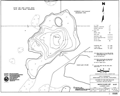 Lake Depth Maps Minnesota Dnr Mn Department Of Natural