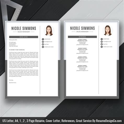 A cv is detailed work experience and it should reflect like that. Modern and Simple Resume / CV Template for MS Word, Curriculum Vitae, Professional CV Format ...