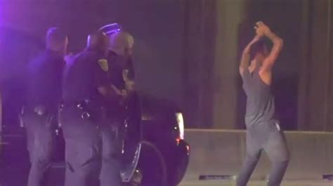 Chase Suspect Dances To Officers Commands Gets Attacked By K9