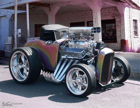 Insane Radical Hot Rod An Engine With A Car On It Hot Rods Cars