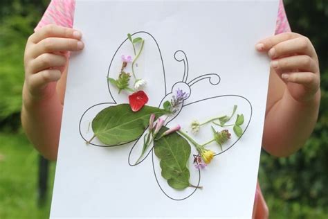 Butterfly Nature Craft In 2021 Nature Crafts Spring Arts And Crafts