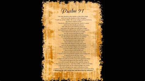 Psalm 91 Kjv Reading Youtube