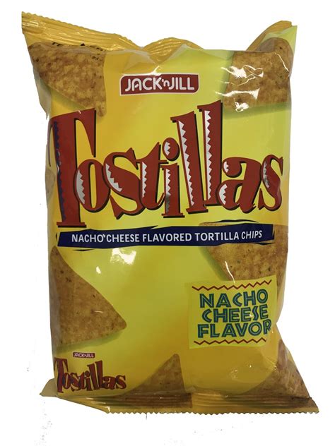 After using the jack and jill of all tires, i feel more confident changing my tires on my own. Jack n Jill Tostillas Nacho Cheese Flavored Tortilla Chips 72g