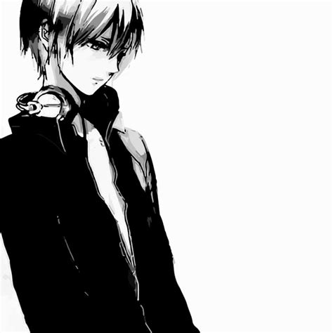 Alone Anime Boy Black And White Wallpaper Hd Wallpaper Sadness Anime