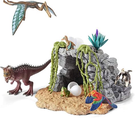 Schleich 42261 Dinosaurs Dinosaur Set With Cave Uk Toys