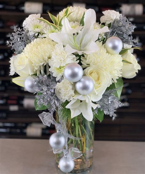 New Years Dazzle In 2021 Winter Floral Arrangements Holiday Flower
