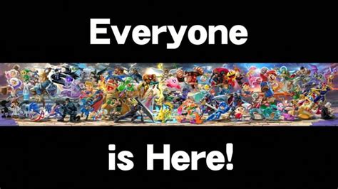 Super Smash Bros Ultimate Roster Features All Previous Characters
