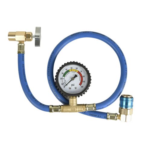 Unscrew this cap to reveal the port. Aain® LX1383 Car A/C Refrigerant Pro R-134A Heavy Duty ...