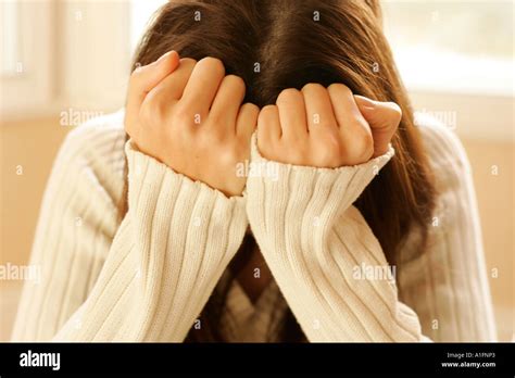 Girl In Despair Stock Photo Alamy