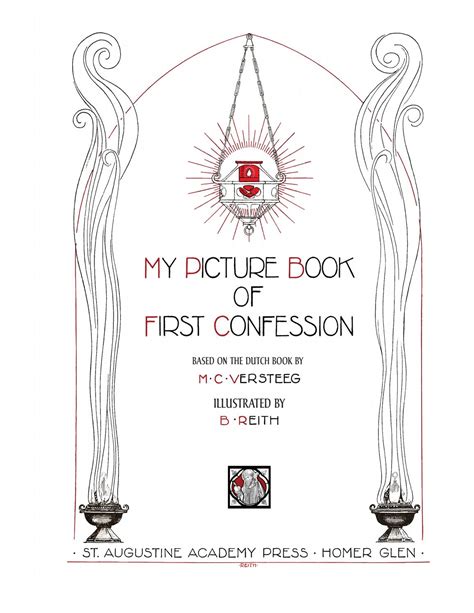 My Picture Book Of First Confession By St Augustine Academy Press Issuu