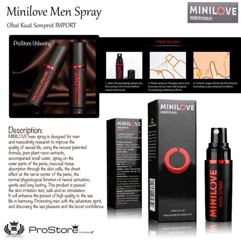 Minilove Men Delay Spray Anti Premature Ejaculation Import