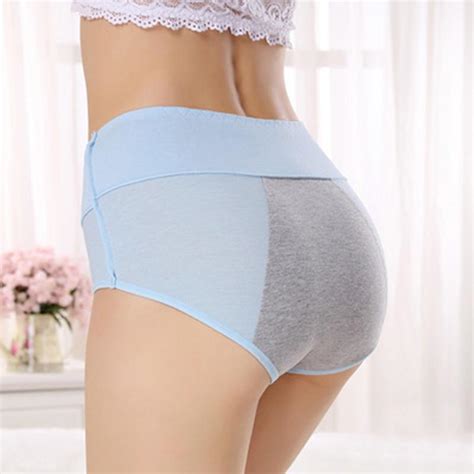 buy women period seamless panties underwear bamboo fiber antibacterial cozy underpants briefs at
