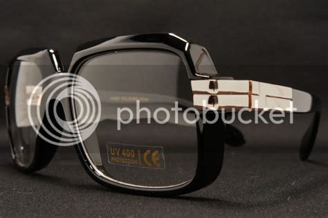 Vintage Style Gazelle Cazal Design Clear Lens Black Gold Run Dmc Fashion Glasses Ebay