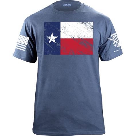 Distressed Texas Flag T Shirt Usamm