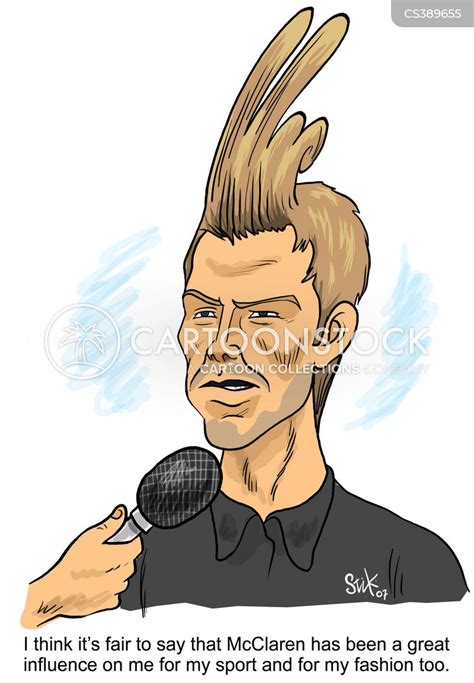 David Beckham Cartoon