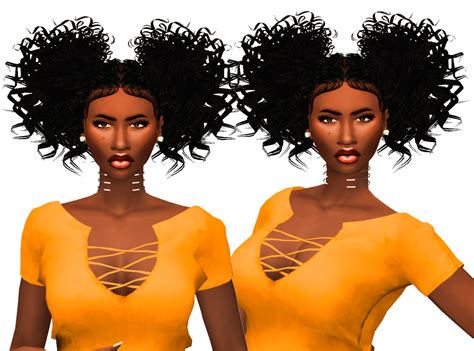 Ebonix Tyla Hair Sims 4 Afro Hair Sims 4 Black Hair Sims Hair