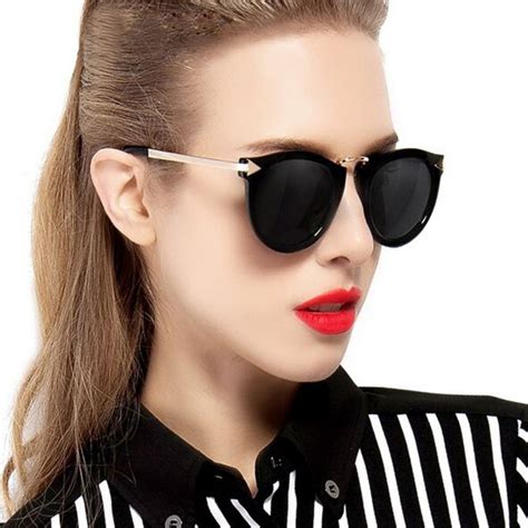 The women's aviator sunglasses are their most popular model due to the fact that they use a classic design and a durable construction. Luxury Vintage Cat Eye Sunglasses Women Brand Designer ...