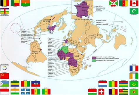 Map Of French Speaking Countries Free Printable Maps