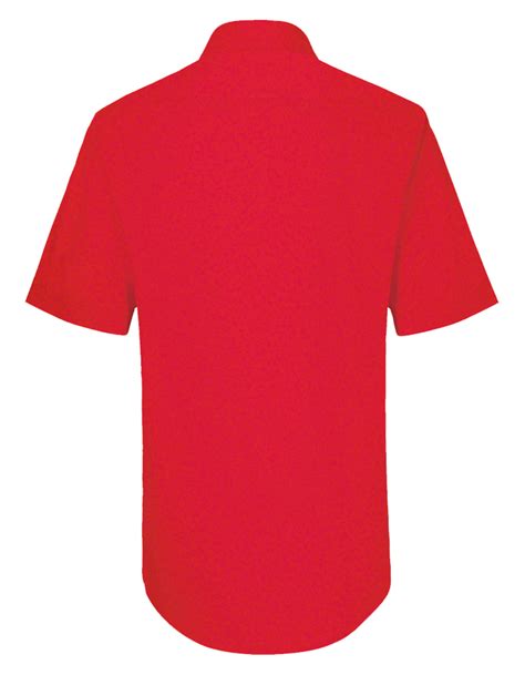 Men´s Short Sleeve Shirt Red Shirts Men Audi Corporate Fashion