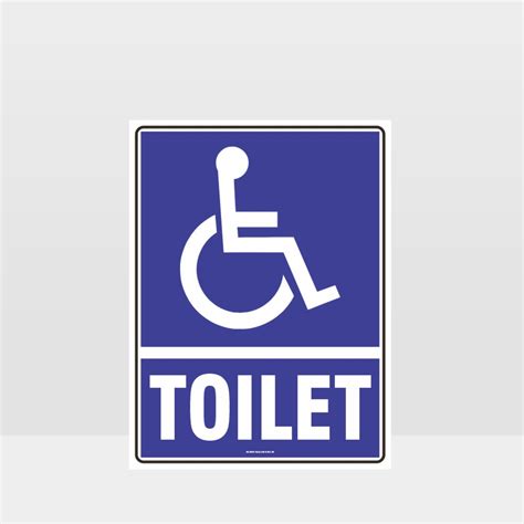 Accessible Toilet Sign Noticeinformation Sign Hazard Signs Nz