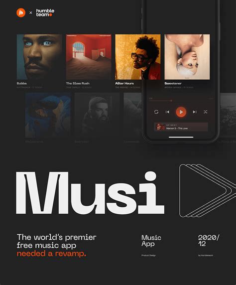 Ux And Ui Design For Musi Music Streaming App
