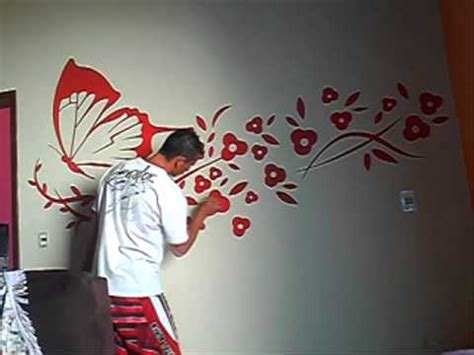 pinturas  decoracao borboleta sala youtube