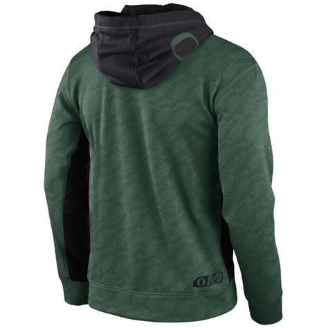 Nike Mens Oregon Ducks Thermafit Hoodie Sweatshirt In Green For Men Lyst