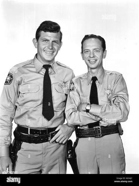 Andy Griffith Don Knotts Andy Griffith Show 1960 Stock Photo Alamy
