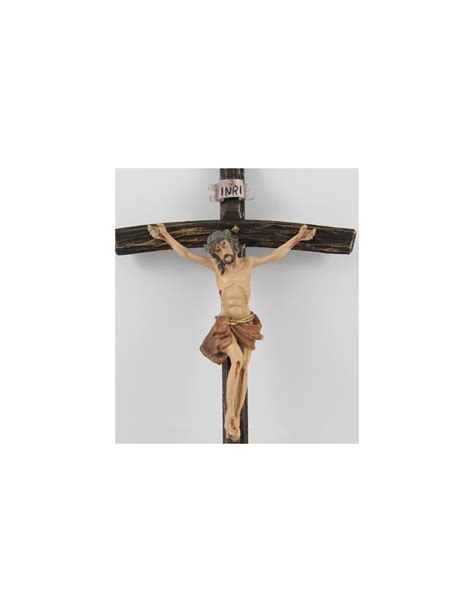 Crucifijo Resina Cristo 17 Cm