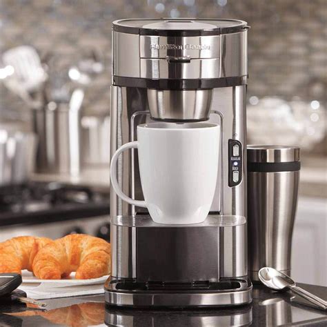Adirchef grab n' go personal coffee maker. Hamilton Beach The Scoop® Single-Serve Coffee Maker ...