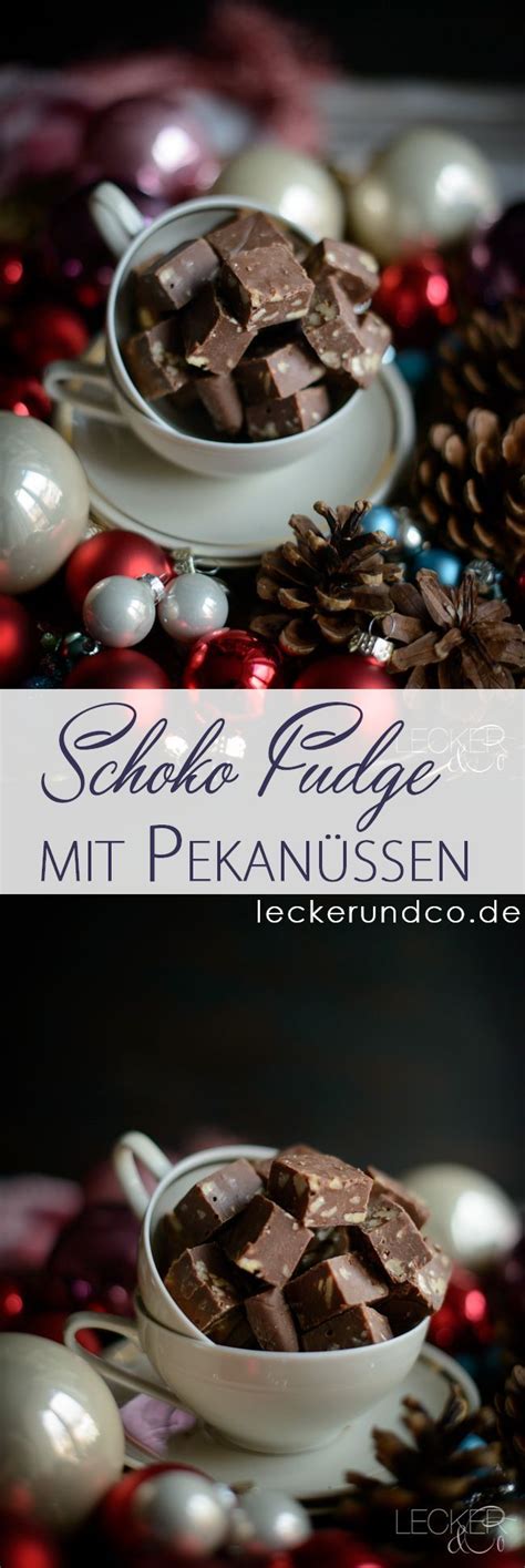 Schokoladen Fudge Mit Pekann Ssen Christmas Dinner Christmas Decor Diy