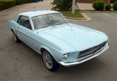 Diamond Blue 1968 Ford Mustang Hardtop