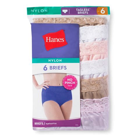 Upc 043935689261 Hanes Womens 6 Pack Lace Trimmed Brief Panties J