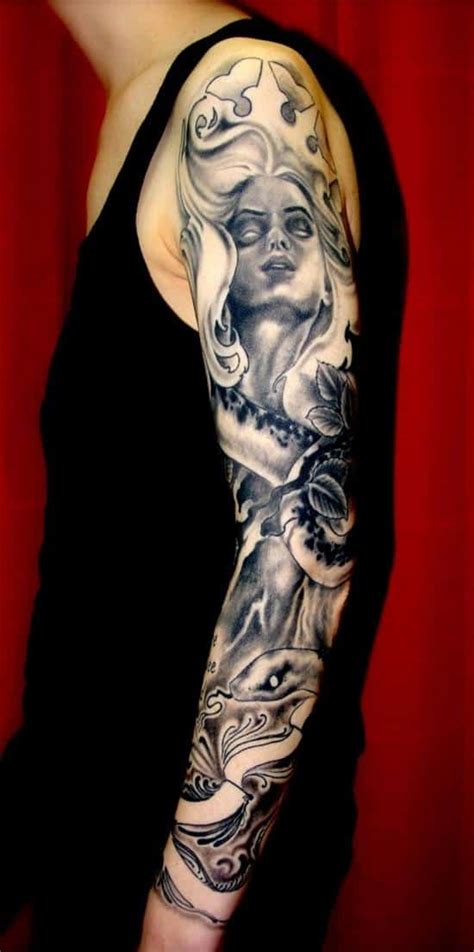22 Sleeve Tattoo Designs For Females