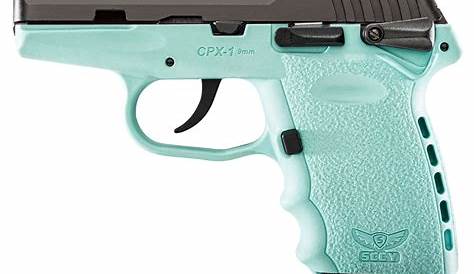 SCCY Industries CPX1CBSB CPX-1 Double 9mm 3.1" 10+1 Robin Egg Blue