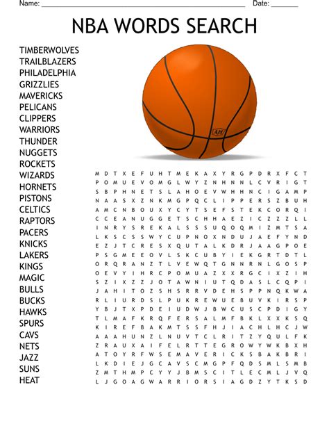 Basketball Crosswords Word Searches Bingo Cards Wordmint