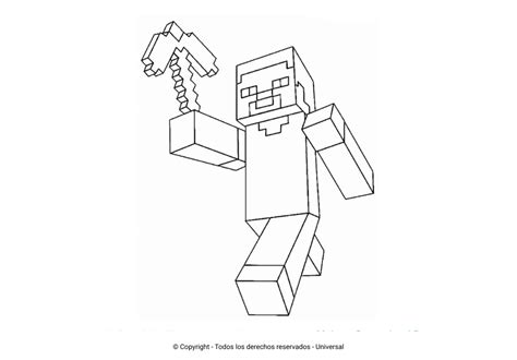 Minecraft Dibujo Enredadera Libro Para Colorear Personaje Cabeza