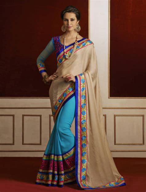 Heavy Border Jacquard Saree Indian Women Fashions Pvt Ltd 282974
