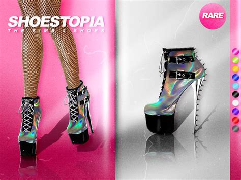 Shoestopia — Chromatica Boots Shoes For The Sims 4 Please Sims